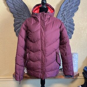 Columbia Women's Ski Jacket - Purple and Red